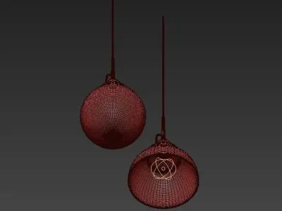 ALISON two lights hanging 3D model