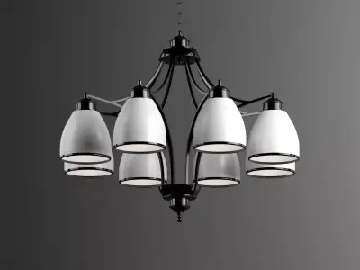 Ceiling light 3D model 52