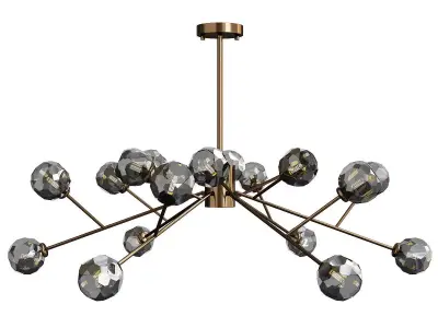 RH Boule De Cristal smoky 18 Low-poly 3D model