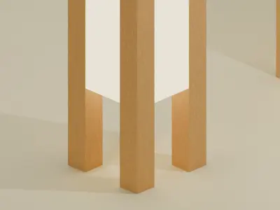 Standing Floor Lamp Minimal Style Low-poly 3D model
