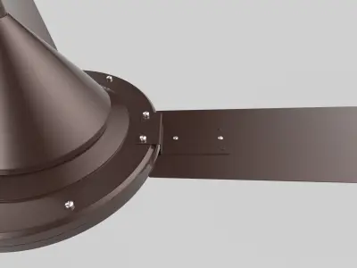 Ceiling Fan brown 3D model