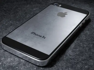 Iphone 5s Low-poly 3D model