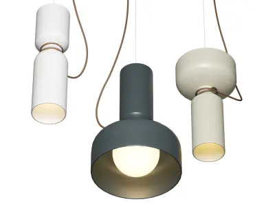 Spotlight volumes series pendant light 3D model