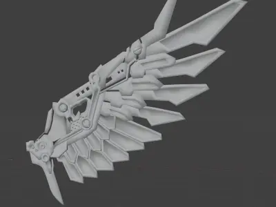 10 MECHANICAL WINGS 3D model