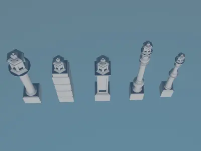 Model Historic Lamp for Interior Design 3D print model