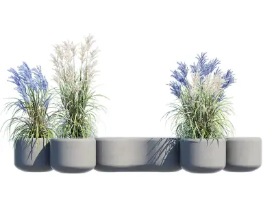 Unity modular seating 3D model