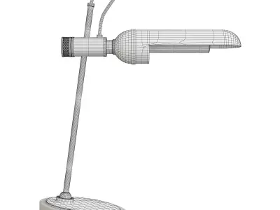 Charles Table Lamp Low-poly 3D model