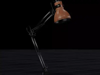 Modern desk lamp Texture