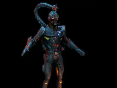 Cyberpunk Characters  3D model