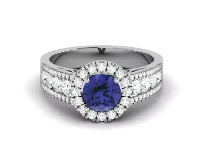 Engagement Wedding Ring 3dm Render Detail  3D print model get