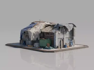 Neighborhood House Building 11 3D model