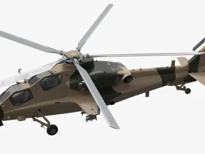  Combat Helicopter Desert Camouflage Simplified 