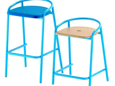 Blender stool 3D model