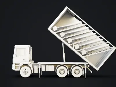  Shahed-136 Drone Launcher Truck - Military UAV Launch System No Textures 