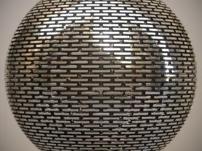 Metal Tiling Floor 3D model