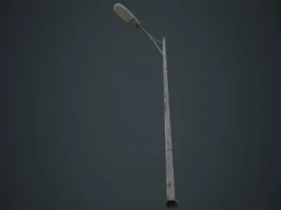 Street Light 5B Low-poly 3D model