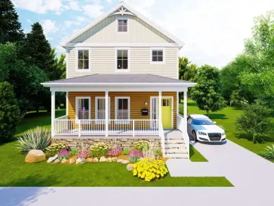 Single Family Home 3D model purchase