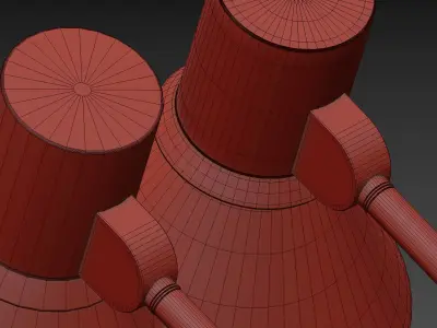 Type 80 Table Lamp 3 Colors by Anglepoise 3D model