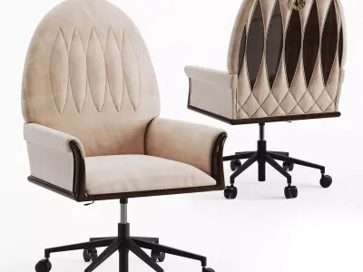 Theodore Alexander Grace Executive Armchair 3D model