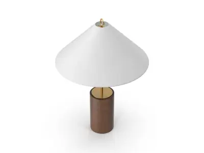 Table Lamp Low-poly 3D model 28