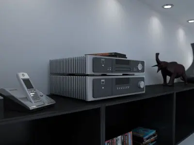 Archmodels vol 35 - hardware and Hi-Fi systems 3D model