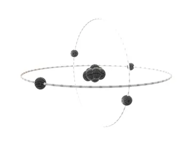 Beryllium Chemical Element v2 001 Low-poly 3D model