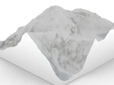 Mount Denali 3D model