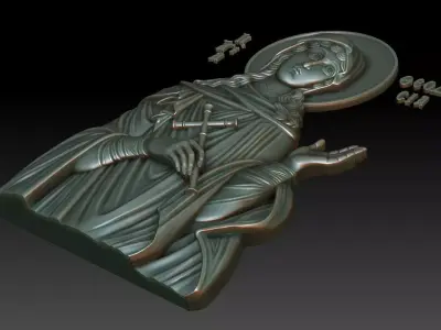 Saint Theodosia of Tyre 3D print model