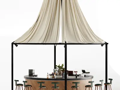 Bar 17 Exterior Bar 2 3D model