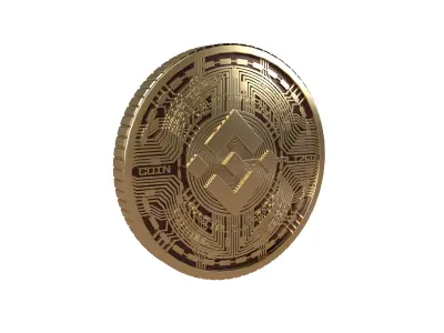 Binance Coin v5 002 3D model