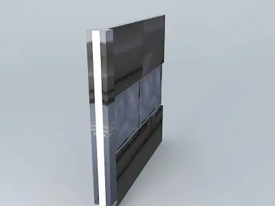 Small Window Baskerville House Segment Pack 3D model