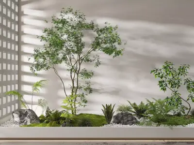 Indoor plant landscape 3D model purchase
