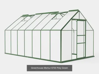 Collection of Greenhouse Merkur - 12 Models 3D Model Pack