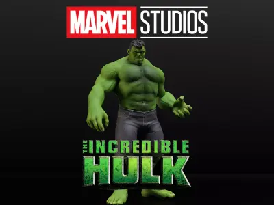 The Incredible Hulk Low-poly 3D model