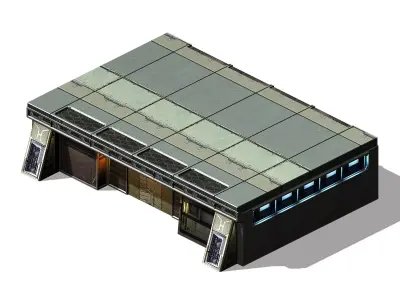 Heterogeneous-architectural-urban housing 3D model