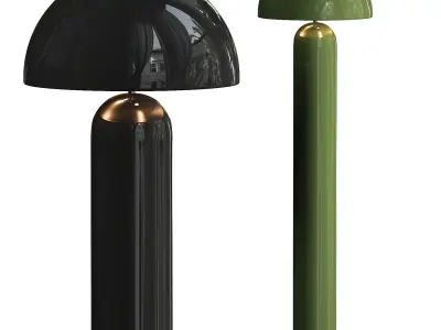 Westwing Walter Retro Floor Lamp 3D model