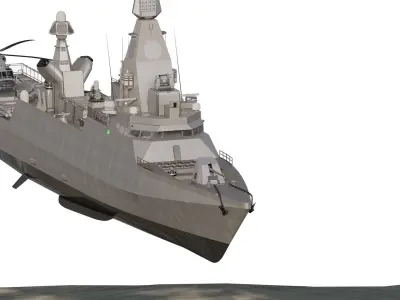 EUROPEAN NAVY ADVANCED CORVETTE 3D model