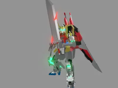 The Mecha Attacker 12 3D model