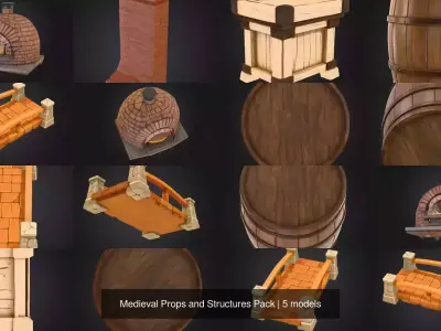 Medieval Props and Structures Pack