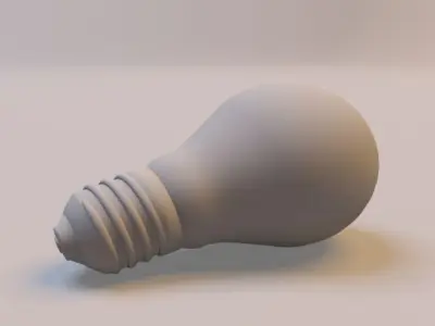 light bulb 3D model 20