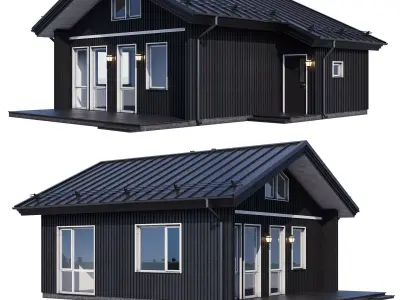 Modern house v83 3D model