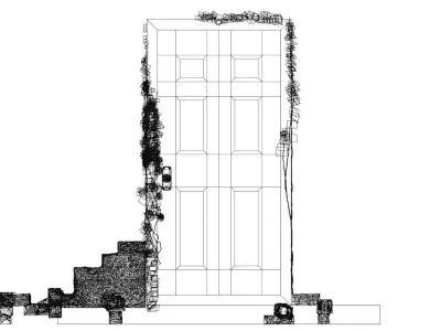 Door Suzume No Tojimari Low-poly 3D model