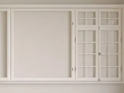French - style windows 3D model