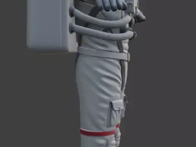 Astronaut Spacesuit 3D Model 3D model