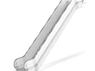 Escalator 3D Model 3D model