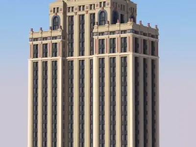 Niels Esperson Building 3D print model