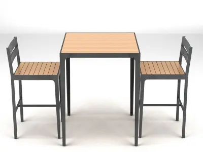 Garden Furniture Set 13 3D model