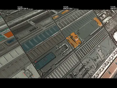 Sci Fi trim sheet textures 01 Texture