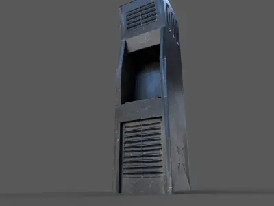 Terminal Low-poly 3D model purchase