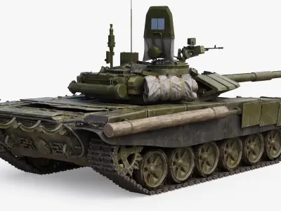  T-72 B3 Realistic Main Battle Tank 